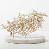 ATHENA COLLECTION - RADIANCE HAIR COMB - HC263 - GOLD