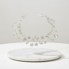 ATHENA COLLECTION - RADIANCE HAIR VINE - HP212 SILVER