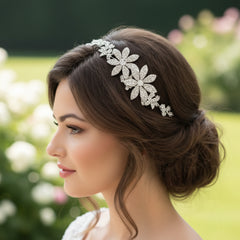 ATHENA COLLECTION - LUXE FLOWER COMB - HC242 GOLD