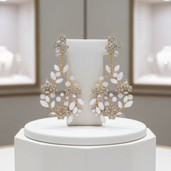ATHENA COLLECTION - LUXE SHIMMER EARRINGS - CZER691 GOLD