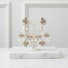 ATHENA COLLECTION - LUXE SHIMMER EARRINGS - CZER691 GOLD