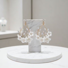 ATHENA COLLECTION - ENCHANTING EARRINGS - CZER693 GOLD