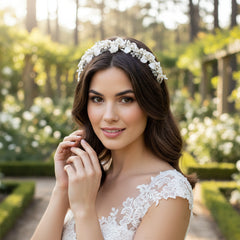 ATHENA COLLECTION - LUXE PEARL HEADBAND -AHB155