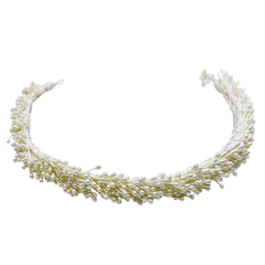 ATHENA COLLECTION - EXQUISITE PEARL HEADBAND - AHB156 IVORY