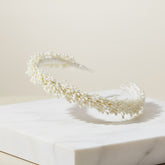 ATHENA COLLECTION - EXQUISITE PEARL HEADBAND - AHB156 IVORY