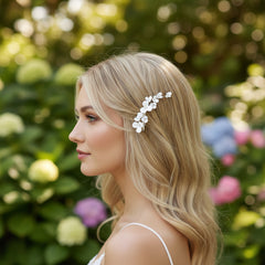 ATHENA COLLECTION - FLORAL VINE CLIPS - CLIP772 (PAIR)