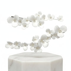 ATHENA COLLECTION - FLORAL VINE CLIPS - CLIP772 (PAIR)