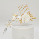 ATHENA COLLECTION - VINTAGE TREASURE HAIR COMB - HC269 GOLD
