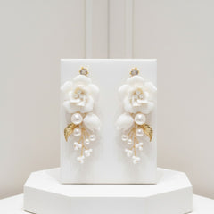 ATHENA COLLECTION - VINTAGE TREASURE EARRINGS - CZER697 GOLD