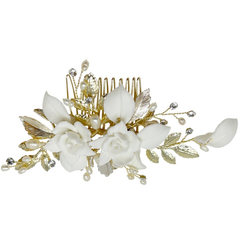 ATHENA COLLECTION - GOLDEN TREASURE HAIR COMB - HC270 GOLD