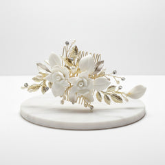 ATHENA COLLECTION - GOLDEN TREASURE HAIR COMB - HC270 GOLD