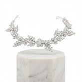 CUBIC ZIRCONIA COLLECTION - RADIANCE HAIR VINE - HP221 SILVER