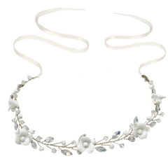 ATHENA COLLECTION - HARMONY HAIR VINE - HP223 SILVER