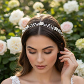 ATHENA COLLECTION - HARMONY HAIR VINE - HP223 SILVER