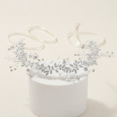ATHENA COLLECTION - CRYSTAL SPARKLE HAIR VINE - HP237 SILVER