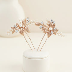 ATHENA COLLECTION - GOLD DEVINE HAIR PINS - HAIR PIN 71 GOLD (PAIR)