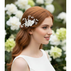 ATHENA COLLECTION - FLOWER OF ELEGANCE HAIR COMB - HC277 GOLD