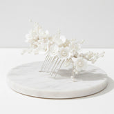 ATHENA COLLECTION - VINTAGE GLAM COMB - HC278 SILVER