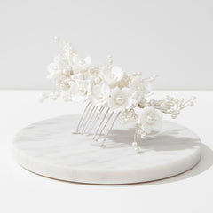 ATHENA COLLECTION - VINTAGE GLAM COMB - HC278 SILVER