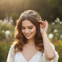 ATHENA COLLECTION - VINTAGE VINE HEADPIECE - HP239 GOLD