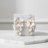 ATHENA COLLECTION - STATEMENT DIVINE EARRINGS - CZER702 GOLD