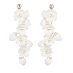 ATHENA COLLECTION - FLORAL VINE EARRINGS - CZER750 SCREW STYLE