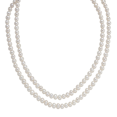 ATHENA COLLECTION - CHIC PEARL NECKLACE - CZNK218