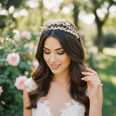 ATHENA COLLECTION - CRYSTALLURE HEADBAND - AHB58 GOLD