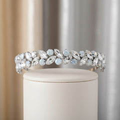 ATHENA COLLECTION - STARLET CHIC CRYSTAL HEADBAND - AHB188 OPAL