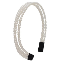 ATHENA COLLECTION - TRIPLE PEARL HEADBAND - AHB189 IVORY