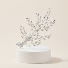 ATHENA COLLECTION - VINTAGE SPRAY HEADPIECE - HC288 SILVER