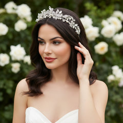 ATHENA COLLECTION - ENCHANTING HEADPIECE - AHB192 SILVER