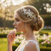 ATHENA COLLECTION -VINTAGE GLAM GOLD HAIR COMB - HC292 GOLD