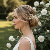 ATHENA COLLECTION - VINTAGE BLOOM HAIR CLIP - HC300 GOLD