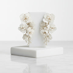 ATHENA COLLECTION - PEARLS OF SPLENDOUR EARRINGS - CZER640