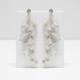 ATHENA COLLECTION - DIVINE LEAF EARRINGS - CZER641
