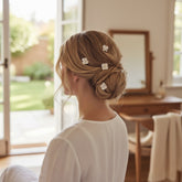 ATHENA COLLECTION - CHIC HAIR PINS - SILVER -PIN 59
