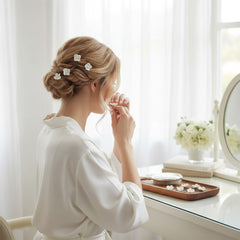 ATHENA COLLECTION - CHIC HAIR PINS - SILVER -PIN 59