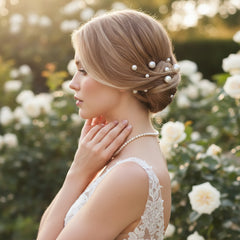 ATHENA COLLECTION - GLAM PEARL PIN COLLECTION - PIN61 GOLD