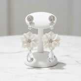 ATHENA COLLECTION - RADIANCE FLOWER EARRINGS - CZER646