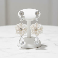 ATHENA COLLECTION - RADIANCE FLOWER EARRINGS - CZER646