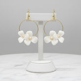 ATHENA COLLECTION - DAINTY DIVINE EARRINGS - CZER650 GOLD