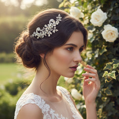 SASSB COLLECTION - ELISE EXQUISITE HEADPIECE -HC31- 14K GOLD