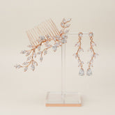 CUBIC ZIRCONIA COLLECTION - CAPTIVATING VINE SET - ROSE GOLD