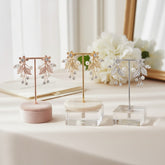 ATHENA COLLECTION - FLORAL ROMANCE EARRING COLLECTION - THREE PAIRS