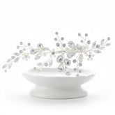 ATHENA COLLECTION -CRYSTAL ALLURE HAIR CLIP - CLIP775 SILVER