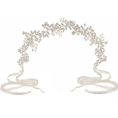 ATHENA COLLECTION - CRYSTAL STARLET BELT- BELT51 SILVER