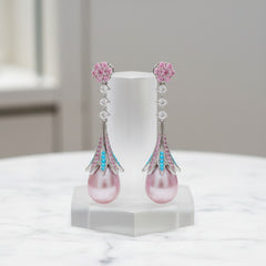 CUBIC ZIRCONIA COLLECTION - BRIDGERTON INSPIRED EARRINGS - CZER834