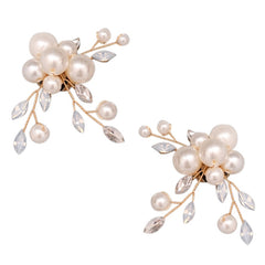 ATHENA COLLECTION - ETERNALLY PEARL SHOE CLIP - SC3 GOLD
