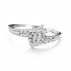 CUBIC ZIRCONIA COLLECTION - STARLET GLAM BRACELET - SILVER BR169